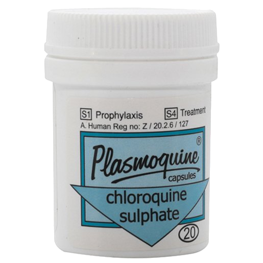 Plasmoquin medication bottle