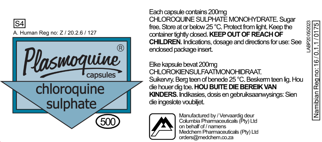Plasmoquin Product Label